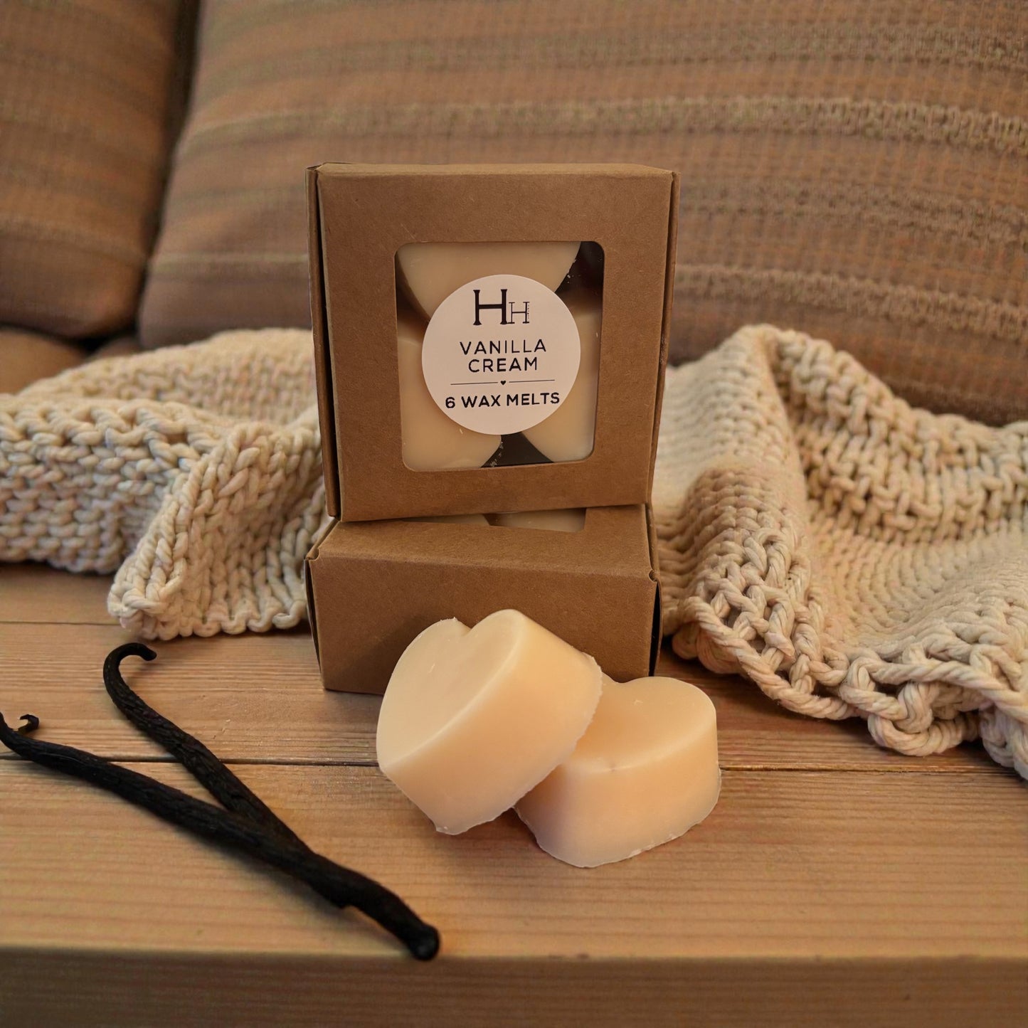Heart Wax Melt - Vanilla Cream