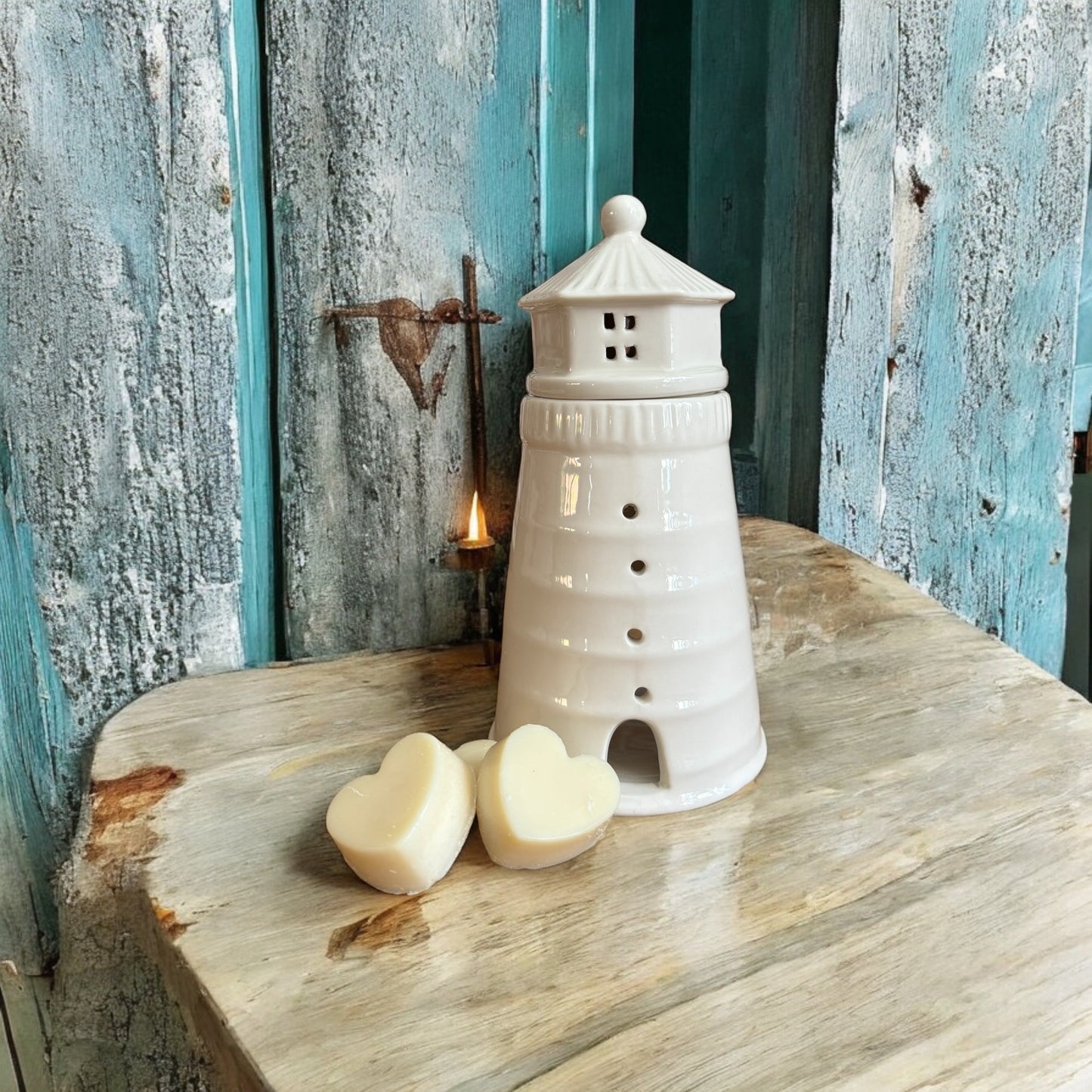 White Lighthouse Wax Warmer