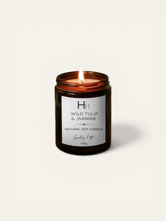 Wild Tulip & Jasmine Soy Candle