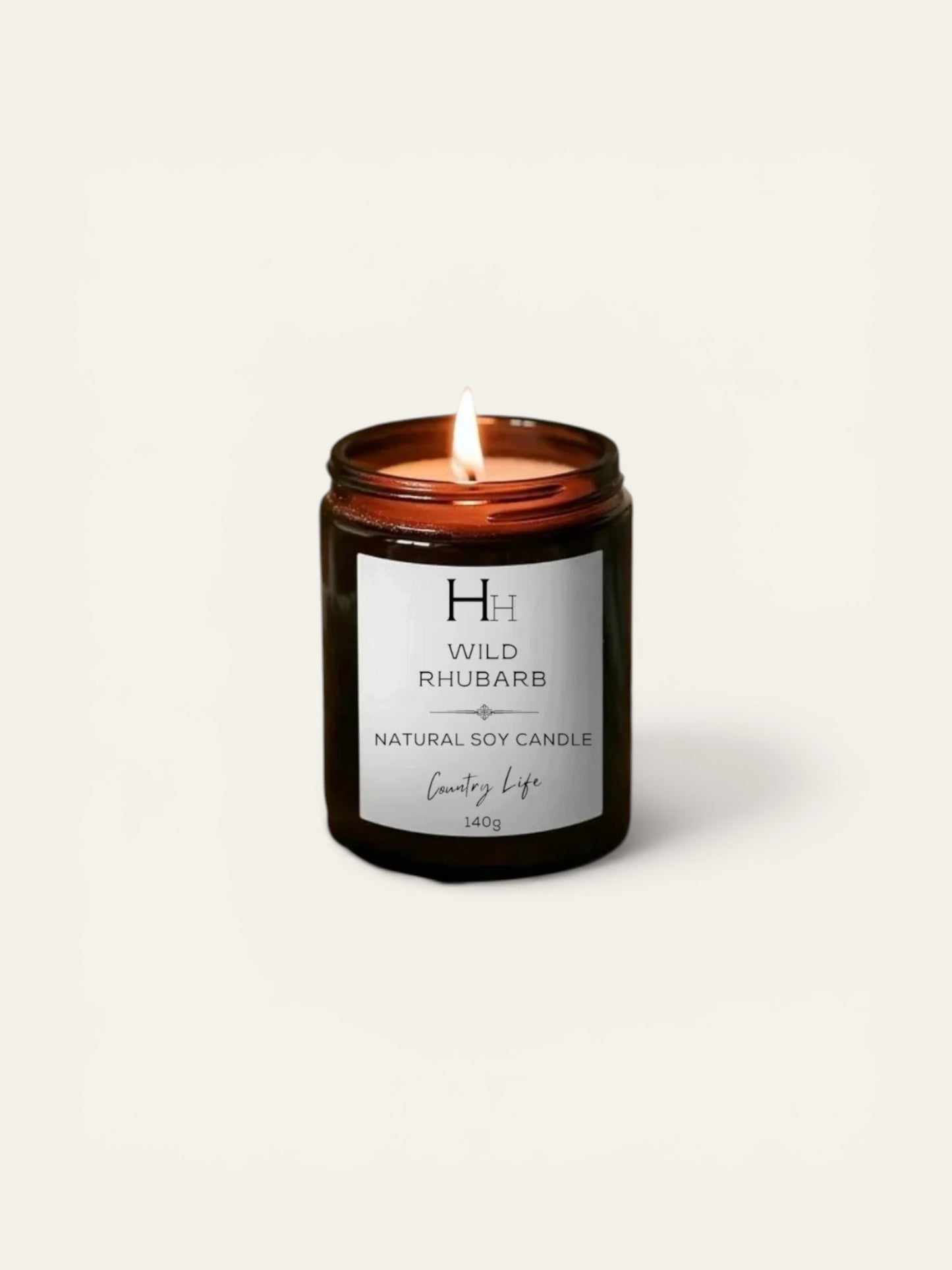 Wild Rhubarb Soy Candle