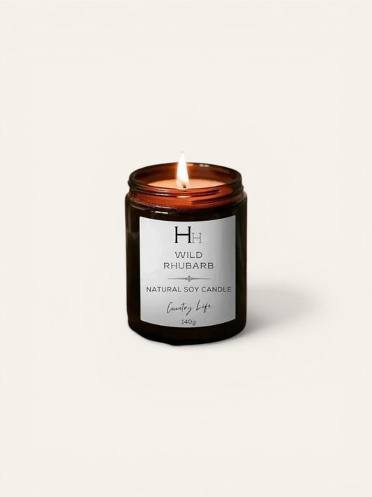 Wild Rhubarb Soy Candle