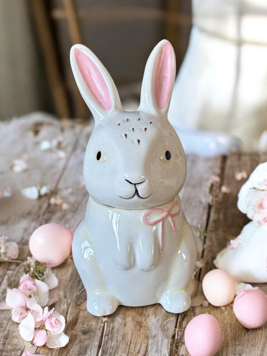 White bunny wax burner