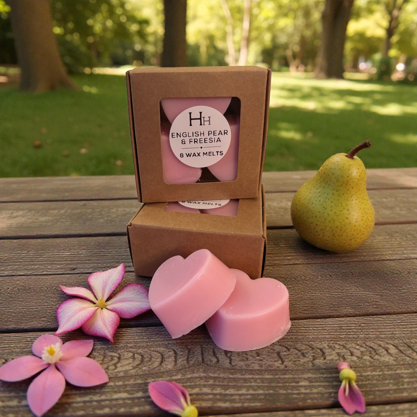 Heart Wax Melt - English Pear & Freesia