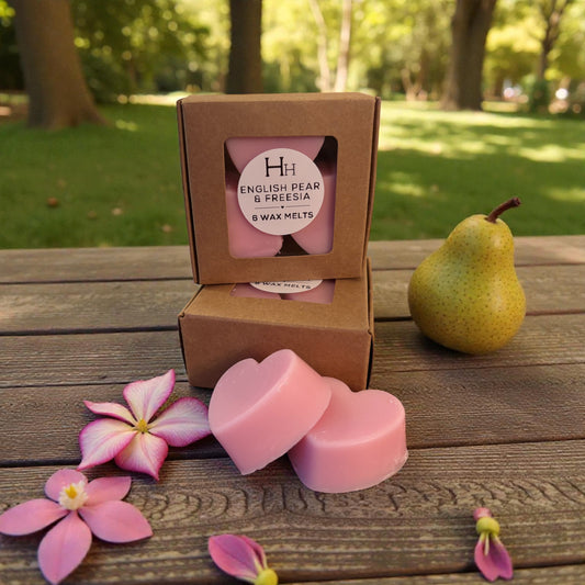 Heart Wax Melt - English Pear & Freesia