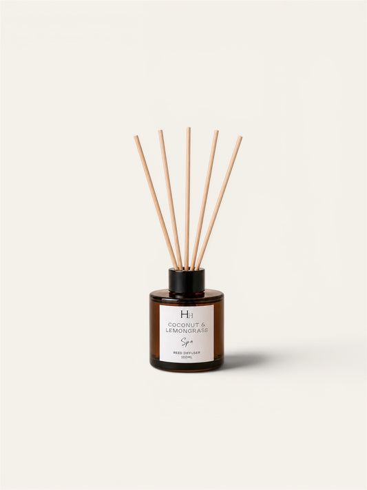 Spa - Coconut & Lemongrass Reed Diffuser