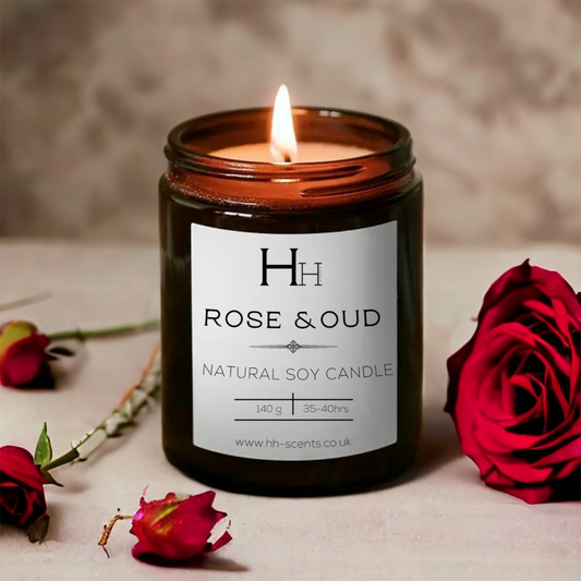 Rose & Oud Soy Candle